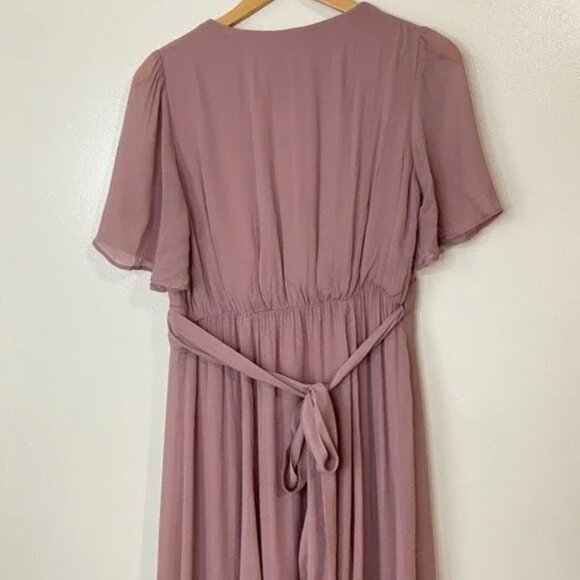 NWT Seraphine Mauve Maxi Dress - Picture 4 of 9